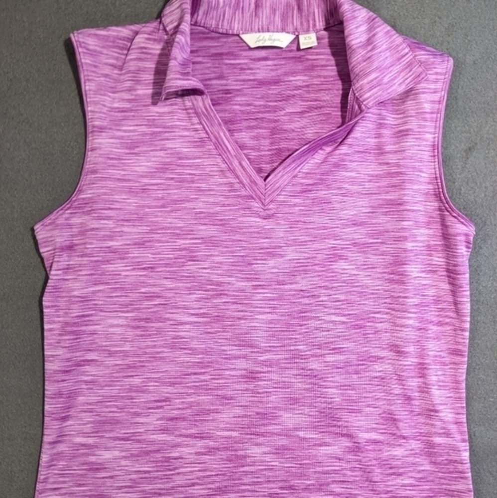 Lady Hagen sleeveless tank top golf polo polyester and spandex size XS